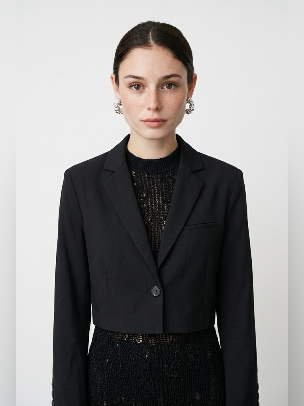 Cropped dynamite blazer